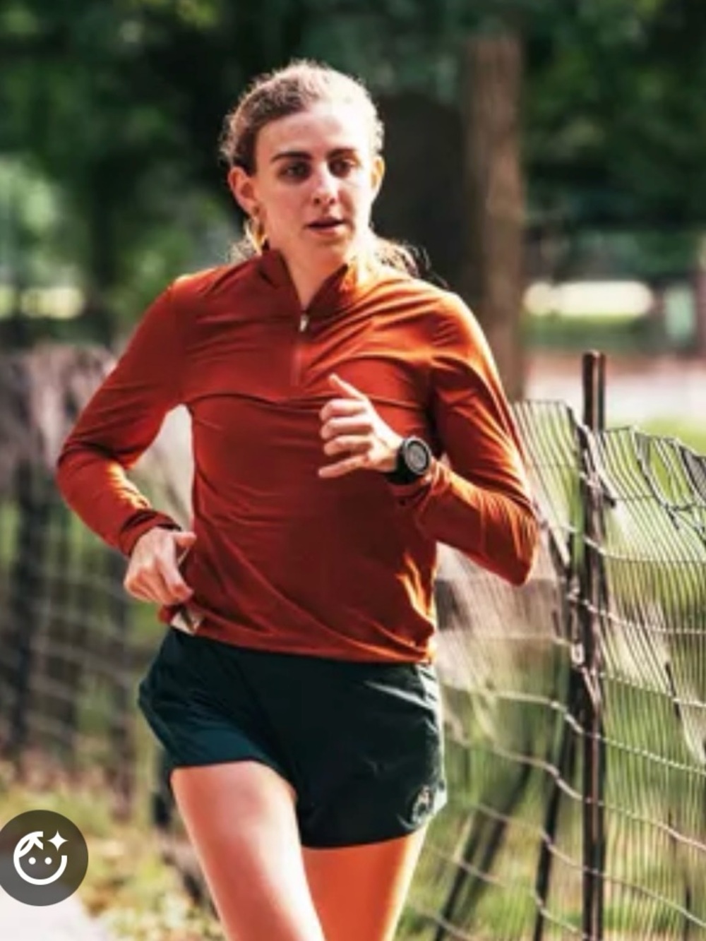 Tracksmith Twilight Long Sleeve Top - Spice - Picture 6 of 6